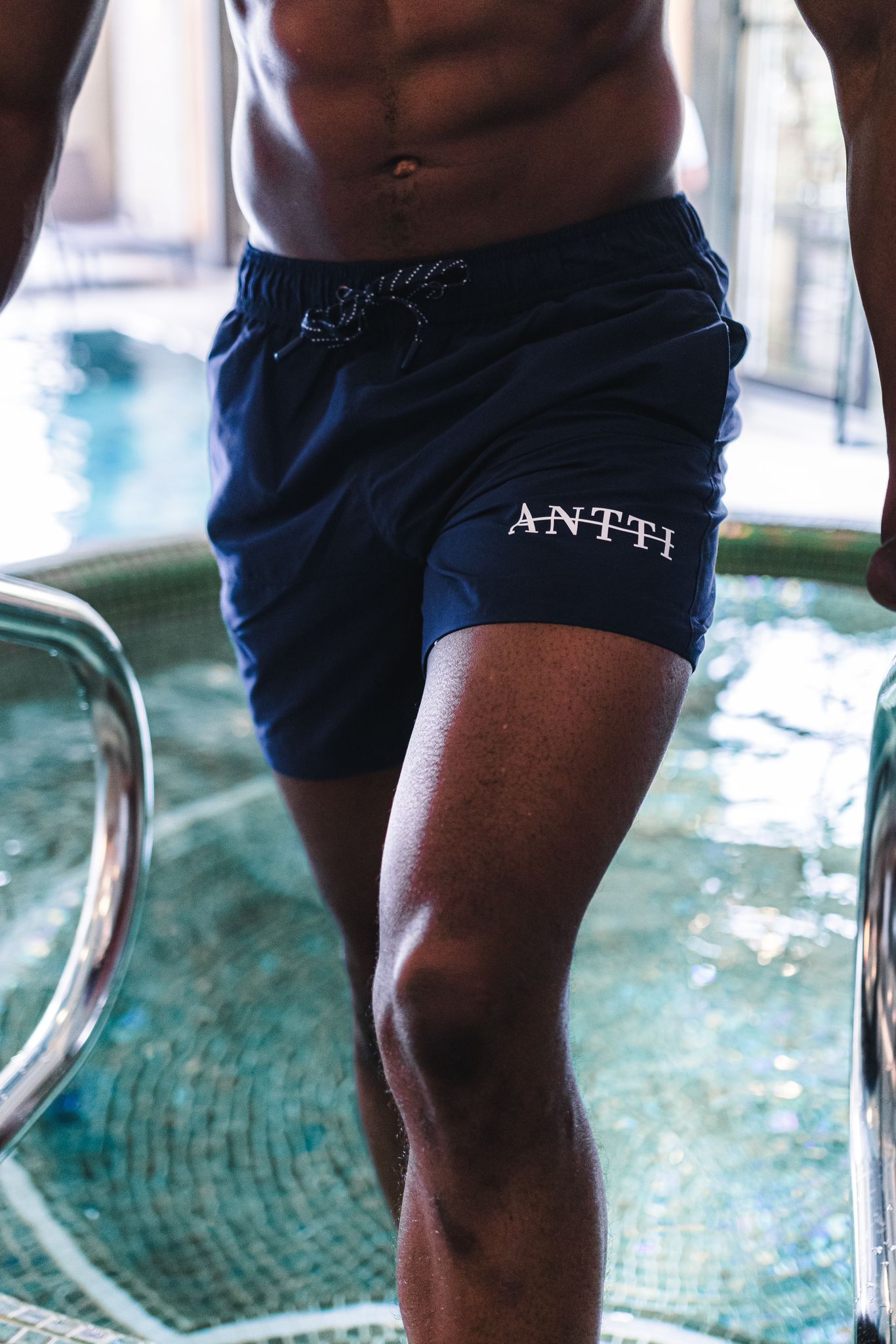 Classic Logo Swim Shorts - Navy