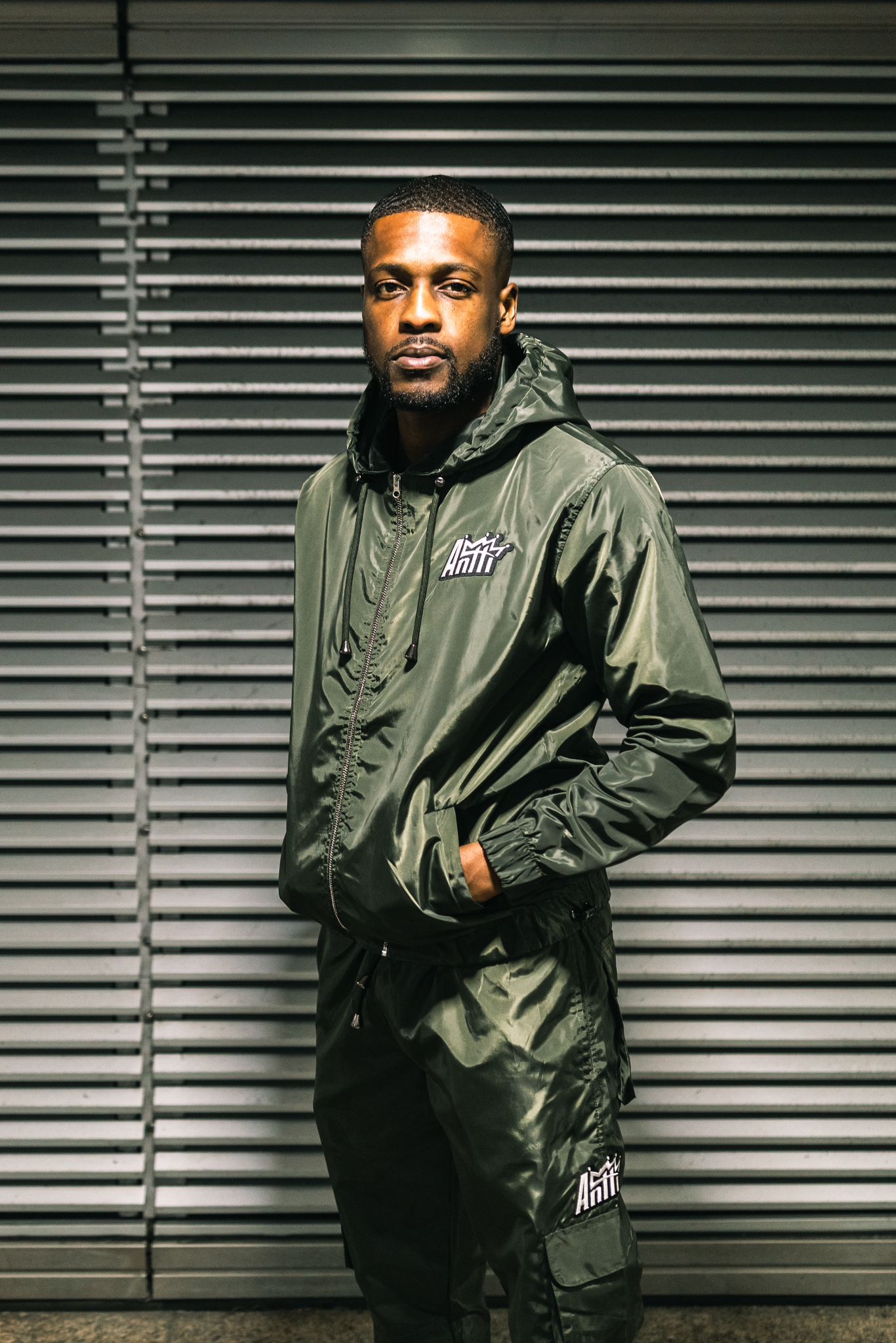 Khaki Windbreaker